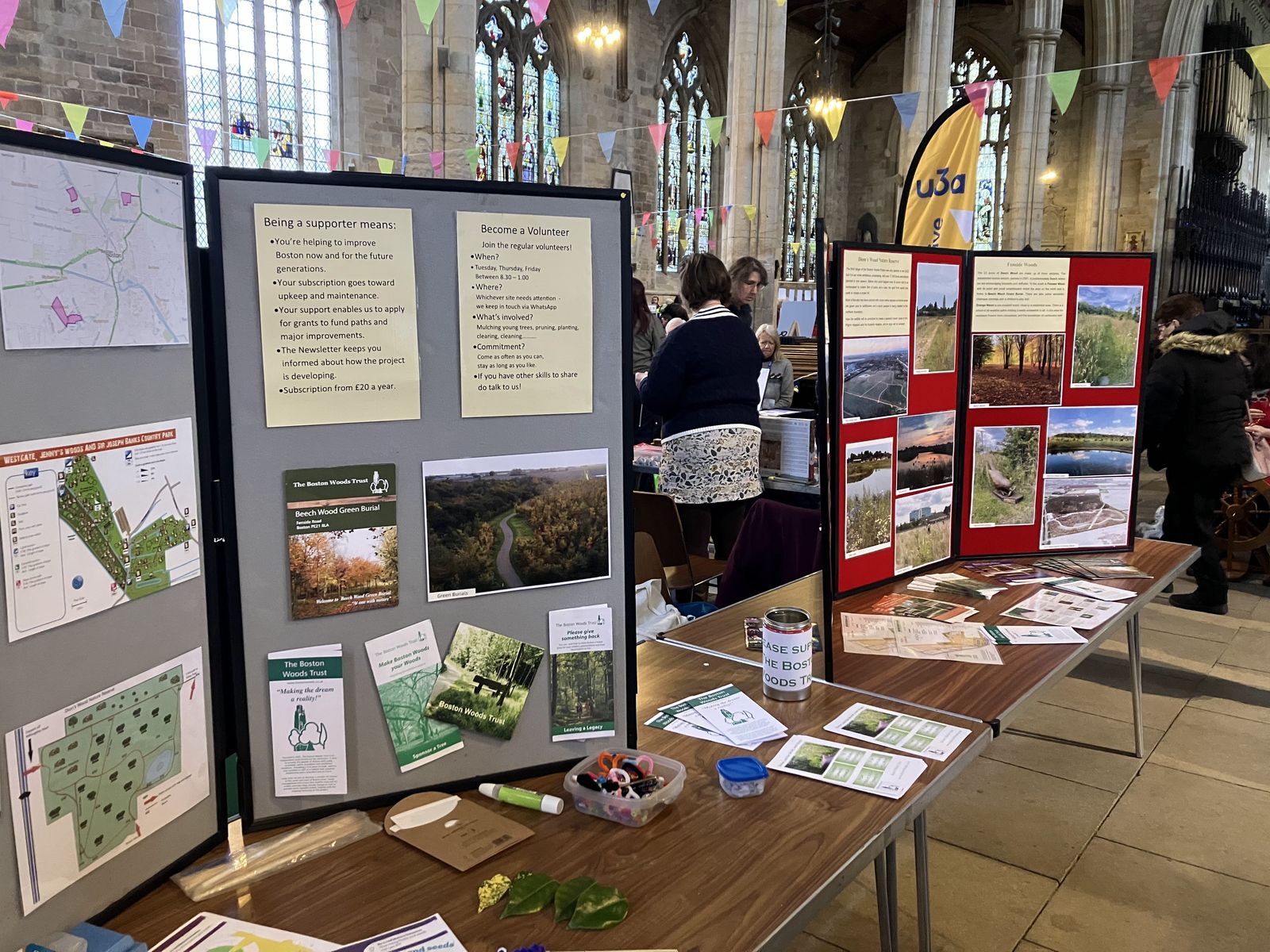The Boston Woods Trust display at Celebrate Boston