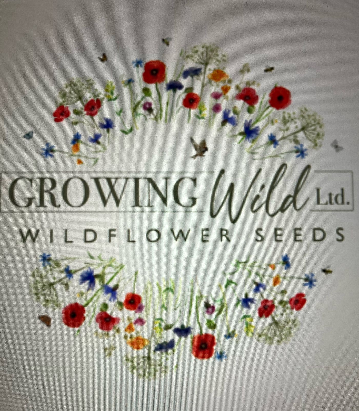 Growing Wild wildflower seeds logo